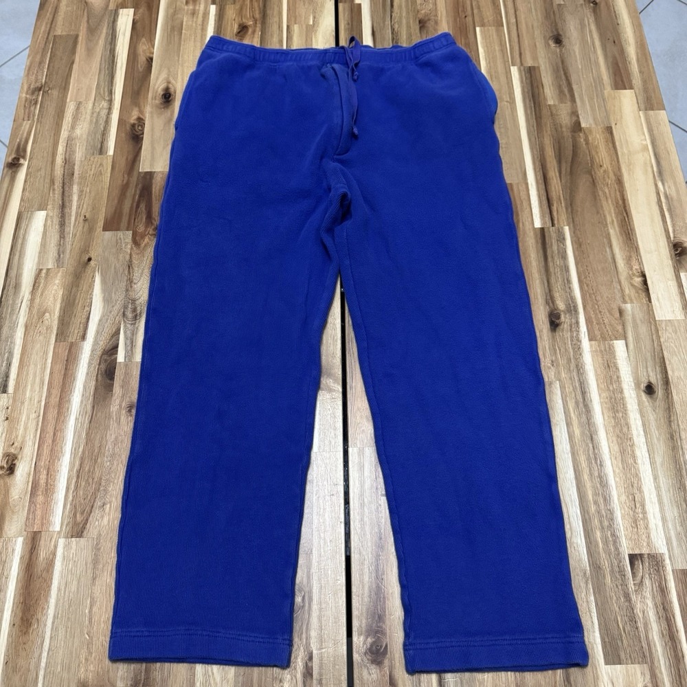 Loro Piana Sweatpants Mens M 52 Blue Cotton Joggers 26" Terry Italy Designer